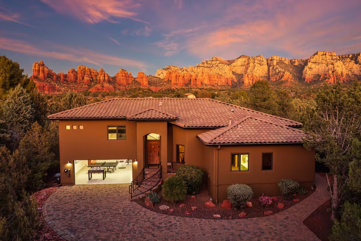 Sedona Piñon Vista at sunset